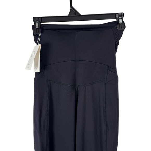 Seraphine Active NEW Zeke Bootleg Legging Maternity Black SM Athleisure Yoga - Picture 6 of 11